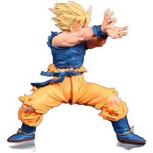 Figura Gokú Sayayin Kamehameha 16 Cms Dragon Ball Z Calidad