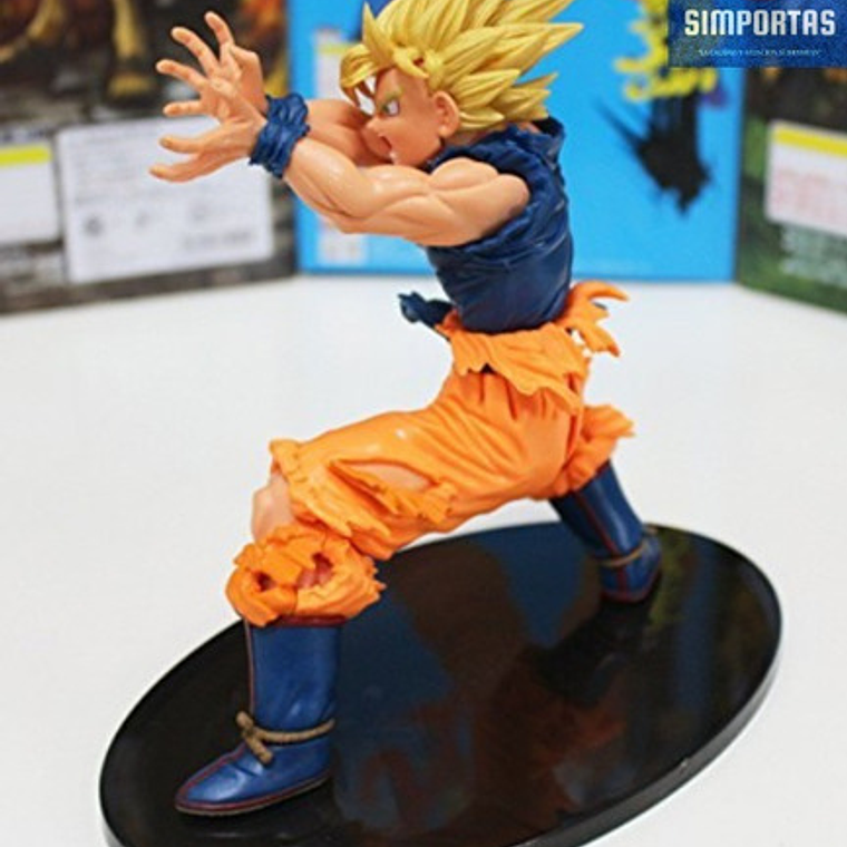 Figura Gokú Sayayin Kamehameha 16 Cms Dragon Ball Z Calidad 2