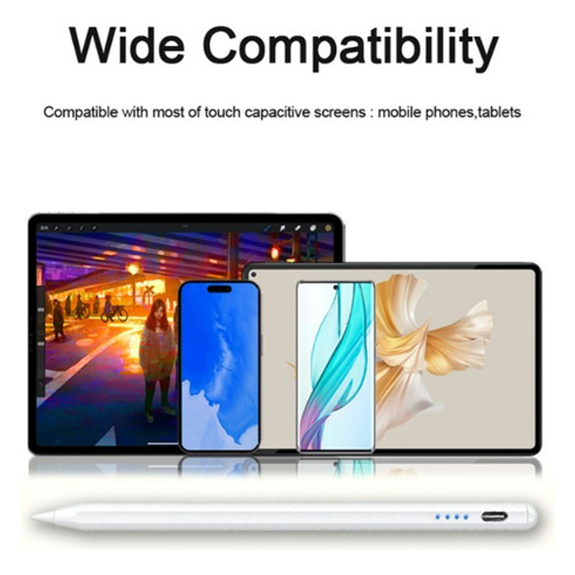 Lápiz Pencil Óptico Para iPad Con Rechazo Palma Precisión  5