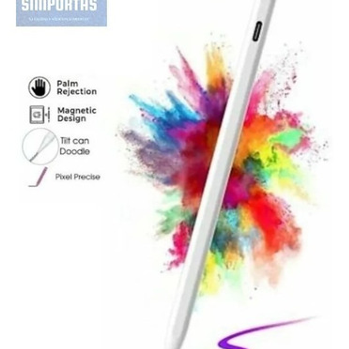 Lápiz Pencil Óptico Para iPad Con Rechazo Palma Precisión  10