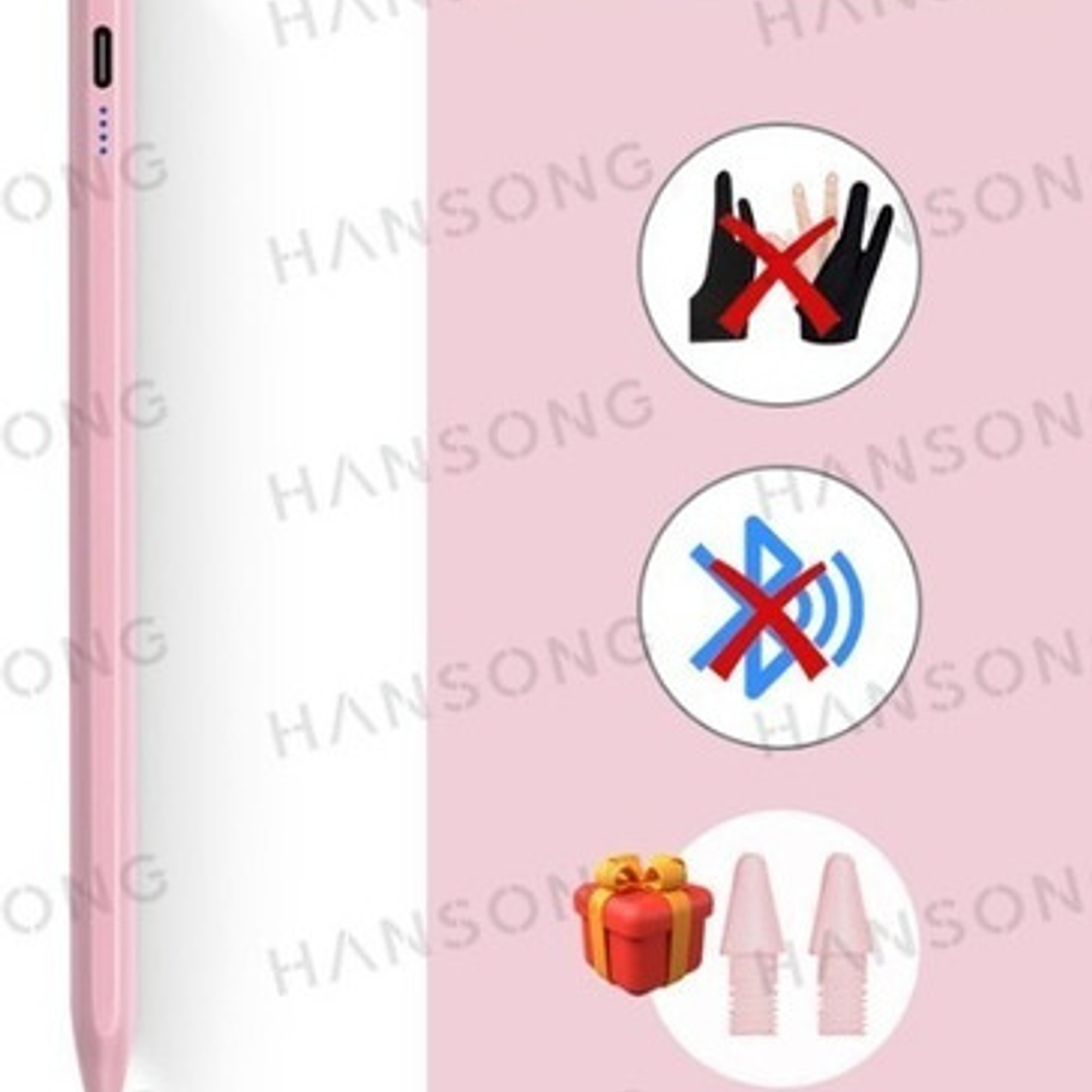 Lápiz Pencil Óptico Para iPad Con Rechazo Palma Precisión  31