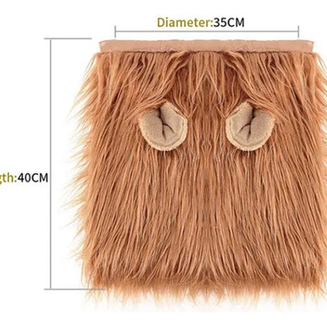 Peluca De León Para Perros Diversión Asegurada Santiago 7