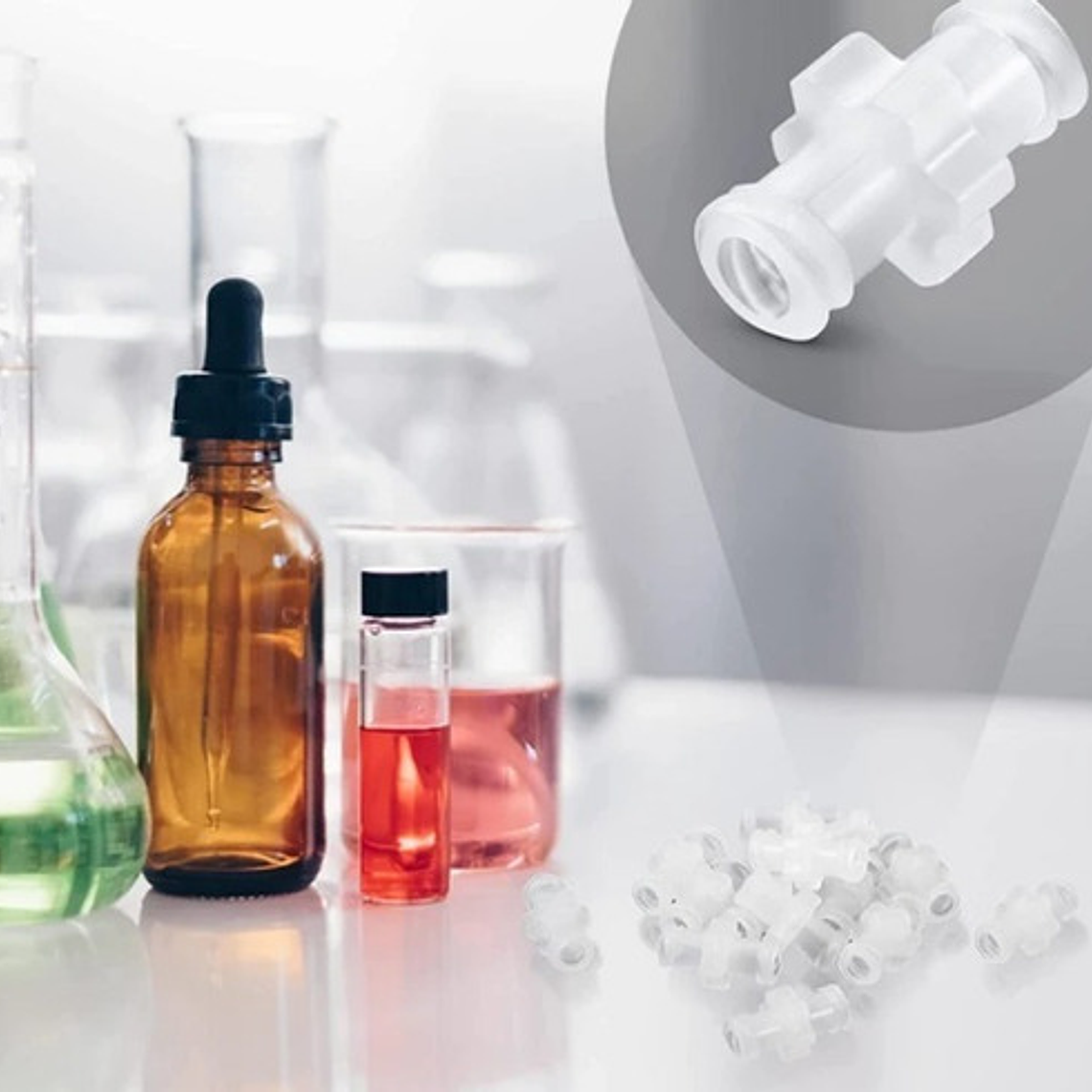 Conector Para Jeringa Transferencia Mezcla Luer-lock Unidad 3