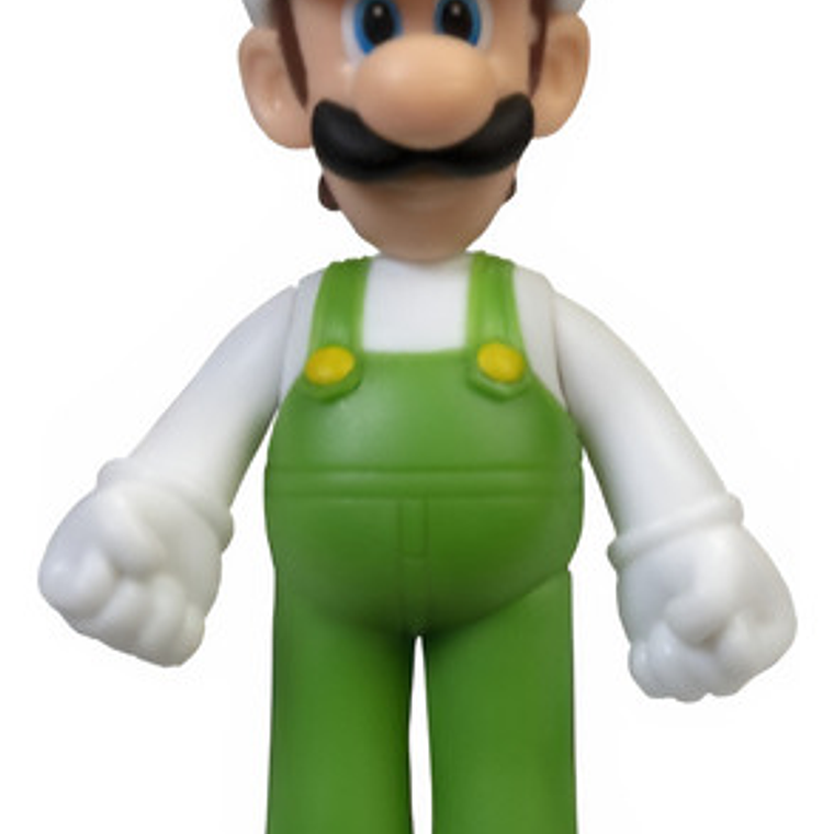 Figura De Luigi Fuego Articulada 12 Cms Supermario Flor 1