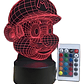 Lámpara Súper Mario Bross Visual 3d Con Control Remoto Color - Miniatura 1