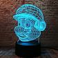 Lámpara Súper Mario Bross Visual 3d Con Control Remoto Color - Miniatura 6