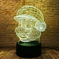 Lámpara Súper Mario Bross Visual 3d Con Control Remoto Color - Miniatura 7