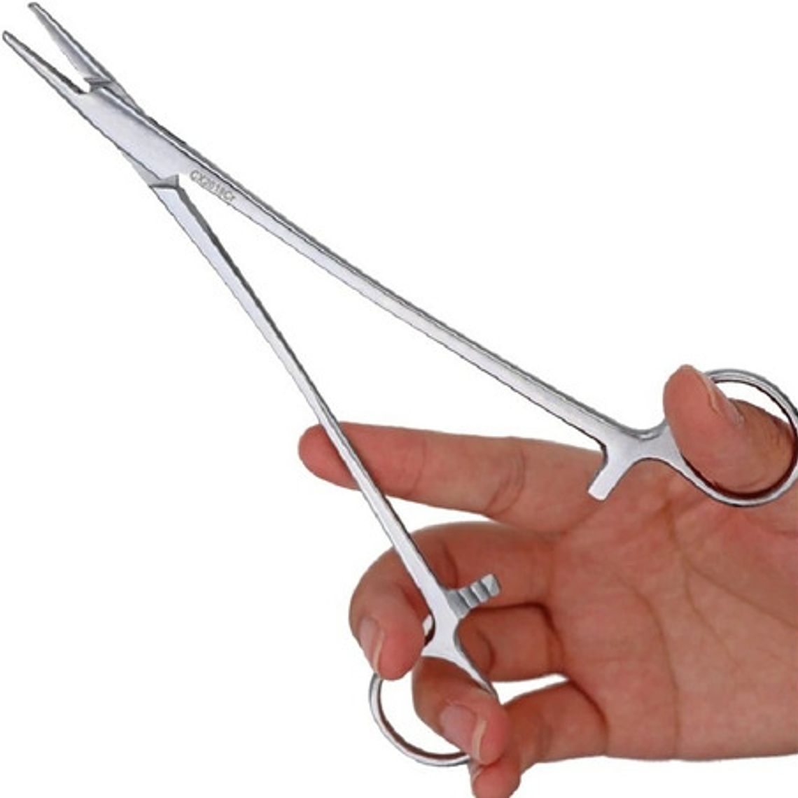 Porta Aguja Mayo Hegar Acero Diversas Medidas Santiago 2