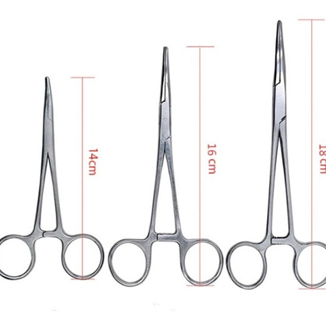 Porta Aguja Mayo Hegar Acero Diversas Medidas Santiago 30