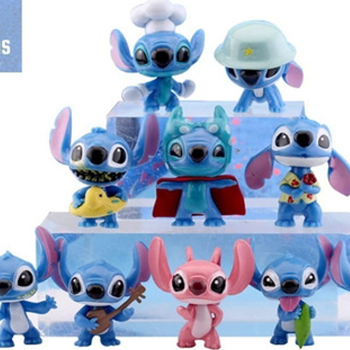Figuras Lilo Y Stitch Set De 10 Piezas 5 Cms Calidad Stgo. 3
