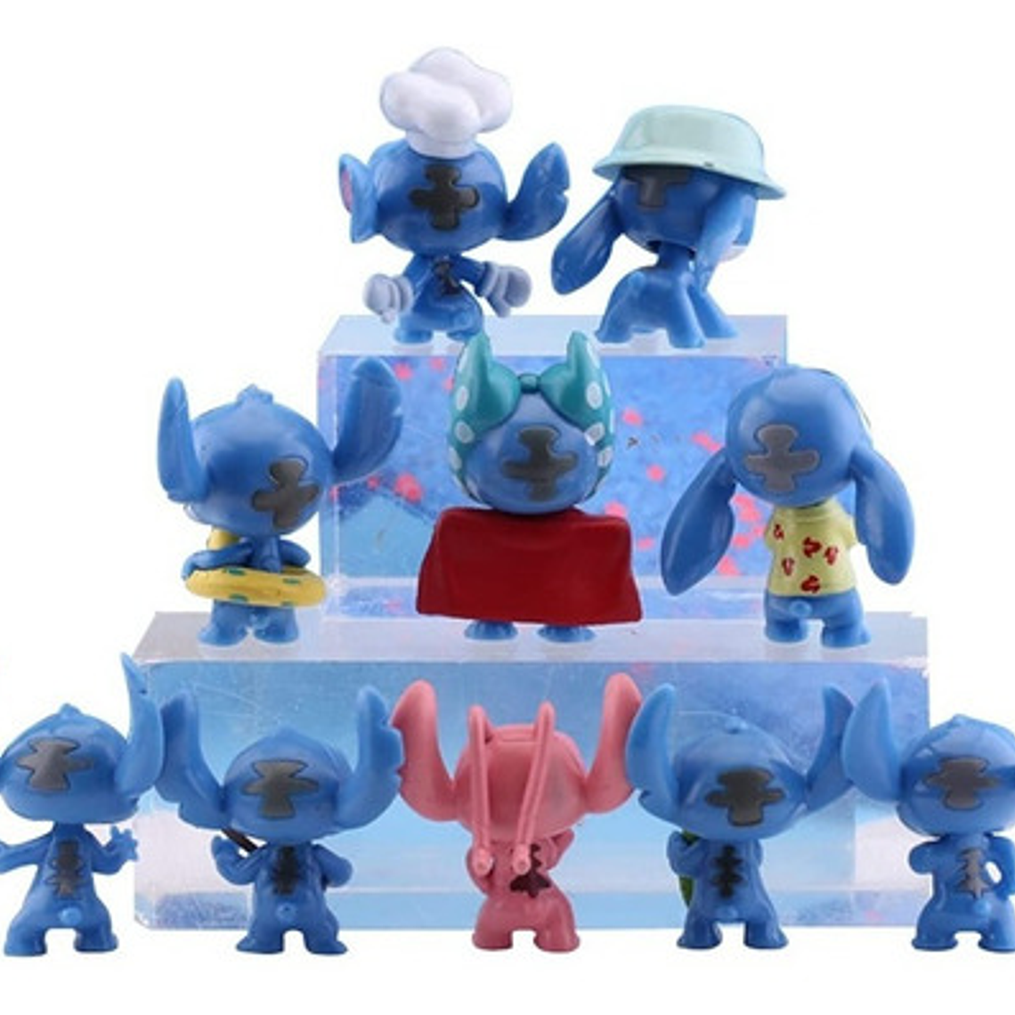 Figuras Lilo Y Stitch Set De 10 Piezas 5 Cms Calidad Stgo. 4