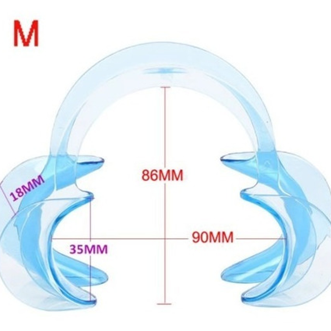 Separador De Labios Dental Retractor Bucal Clear Blue Stgo 3