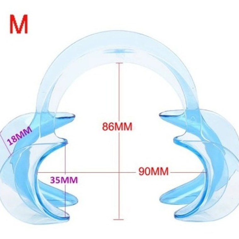 Separador De Labios Dental Retractor Bucal Clear Blue Stgo 3