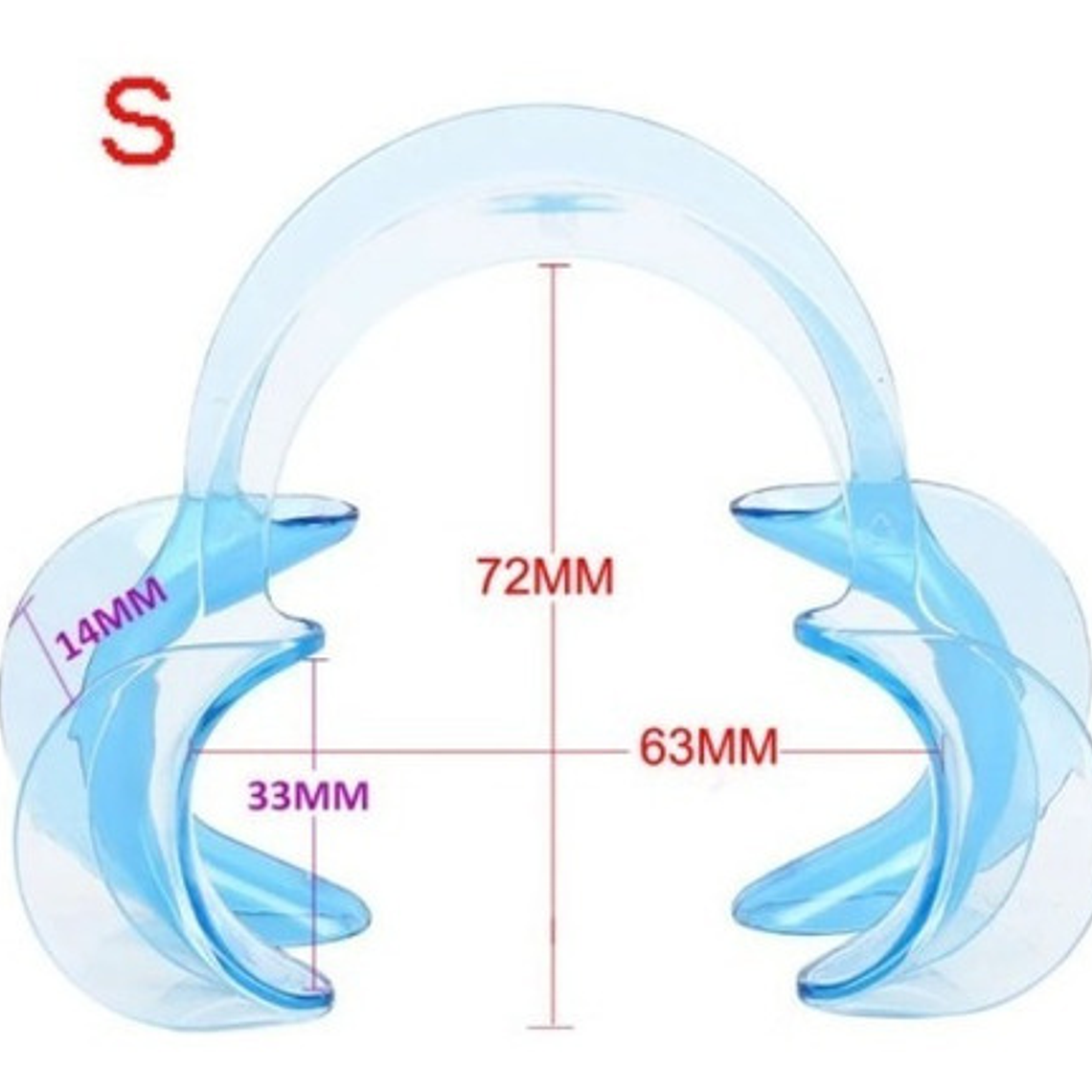 Separador De Labios Dental Retractor Bucal Clear Blue Stgo 8
