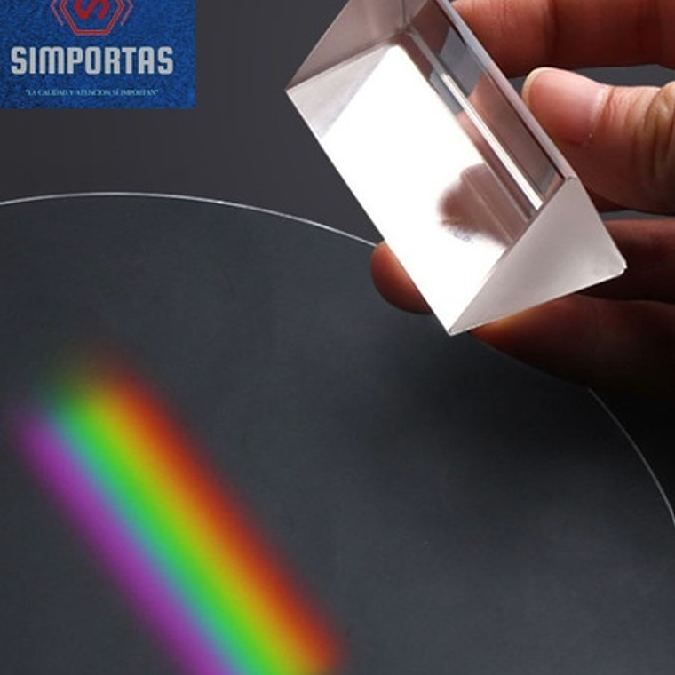 Cristal Arcoiris Refracción Luz Ciencia Prisma Niños Flex 2
