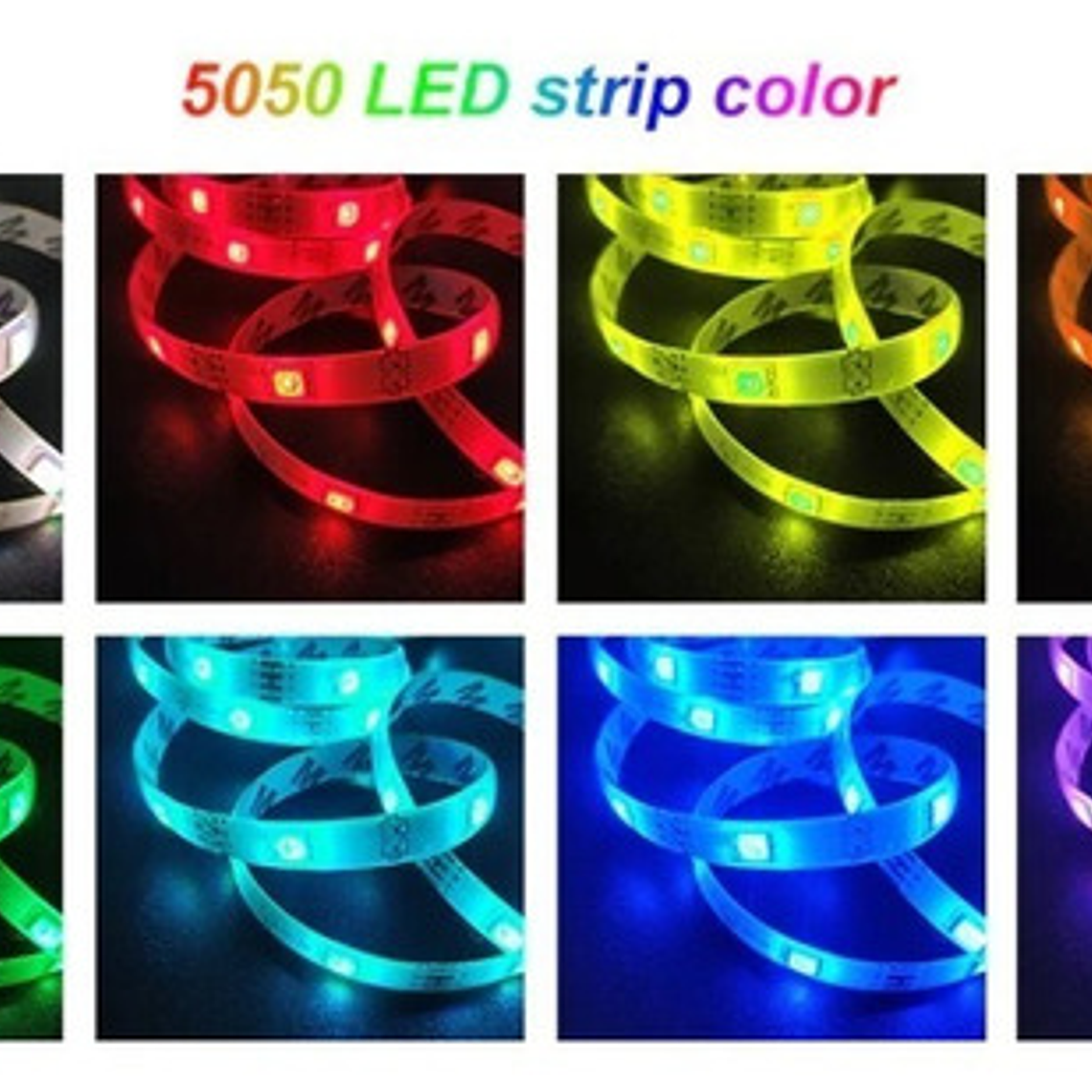 Tira De Luces Led5050 Bluetooth App Wifi Para Alexa 5m Stgo. 9