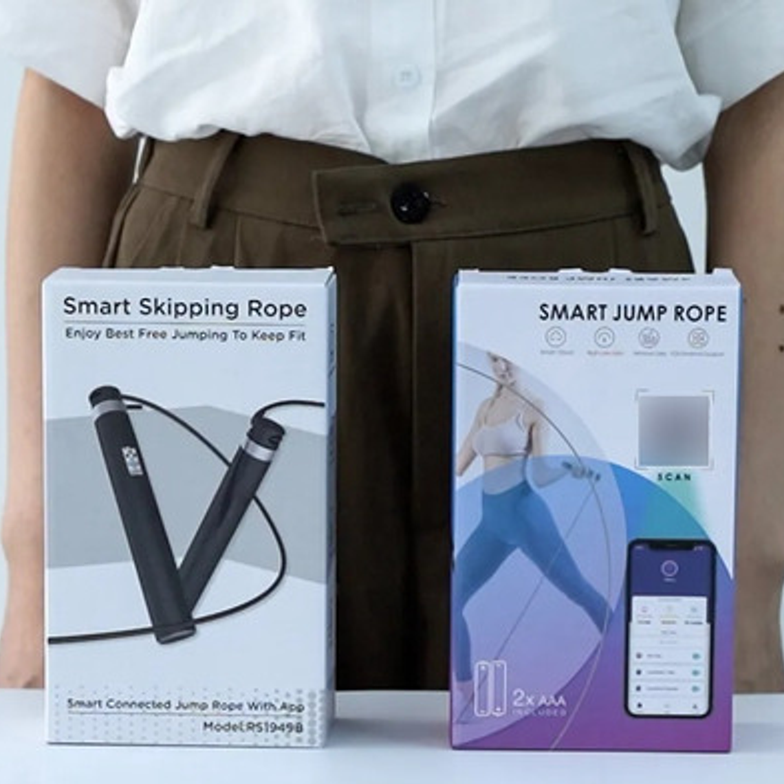 Cuerda De Saltar Inteligente Única Usb Registro App En Caja  7