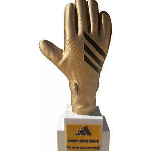 Guante Oro Dibu Martínez Copa Del Mundo Made In Argentina 