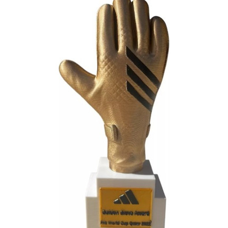 Guante Oro Dibu Martínez Copa Del Mundo Made In Argentina  1