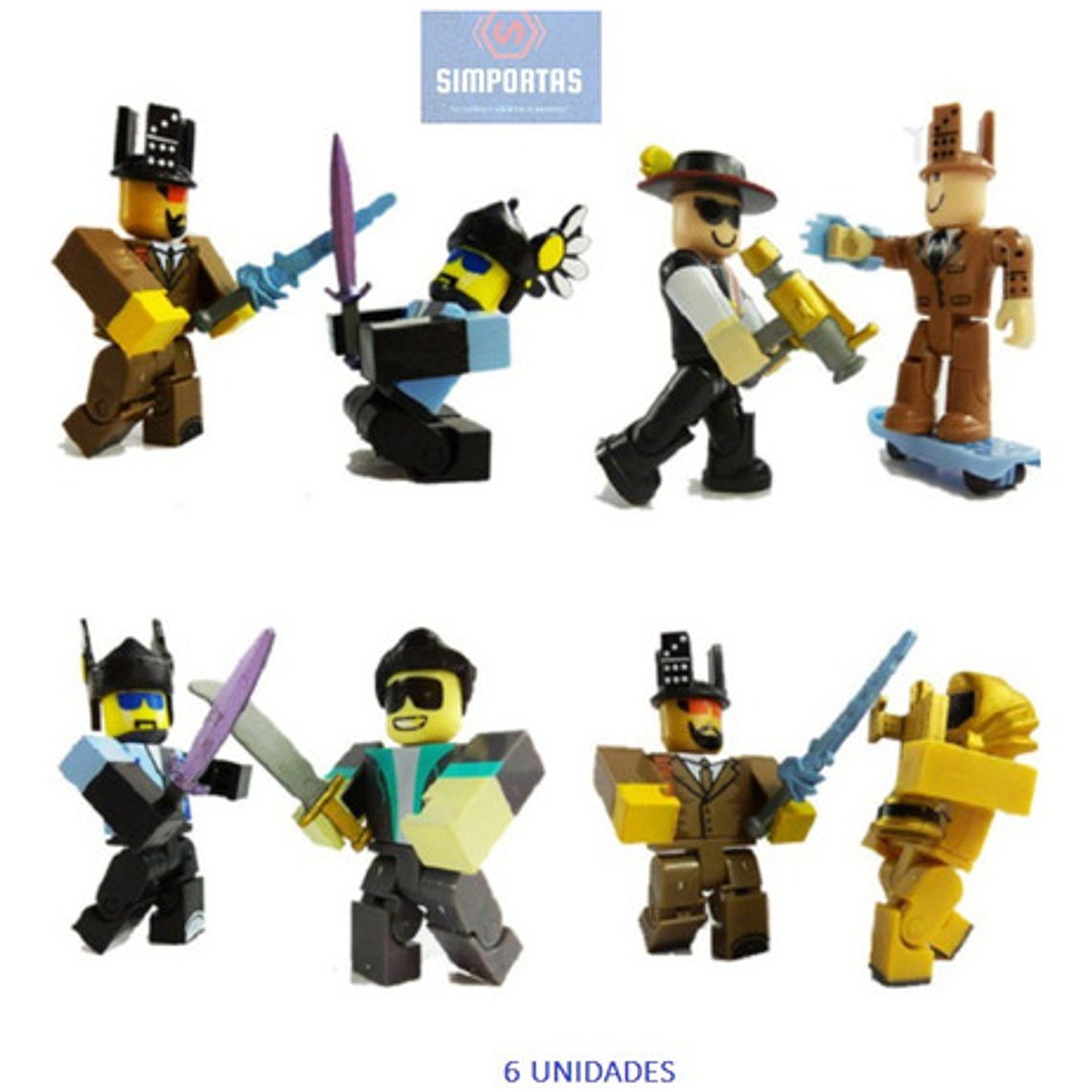 Figuras Roblox 6 Unidades Calidad Santiago 2