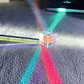 Cristal Arcoiris Cubo Refracción Luz Ciencia Prisma 15x15mm - Miniatura 3