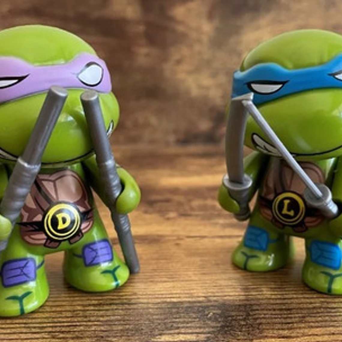 Pack 4 Figuras Decorativas Tortugas Ninja Calidad 5
