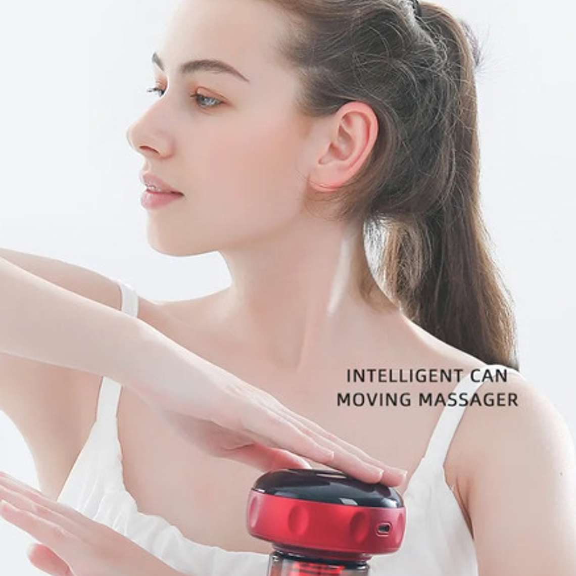 Ventosa Recargable Con Calor Masaje Única 12 Niveles Usb 27