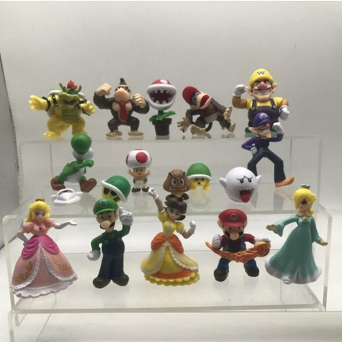 Figura Nintendo Set Mario Bros 18 Unidades Modelo Nuevo 3