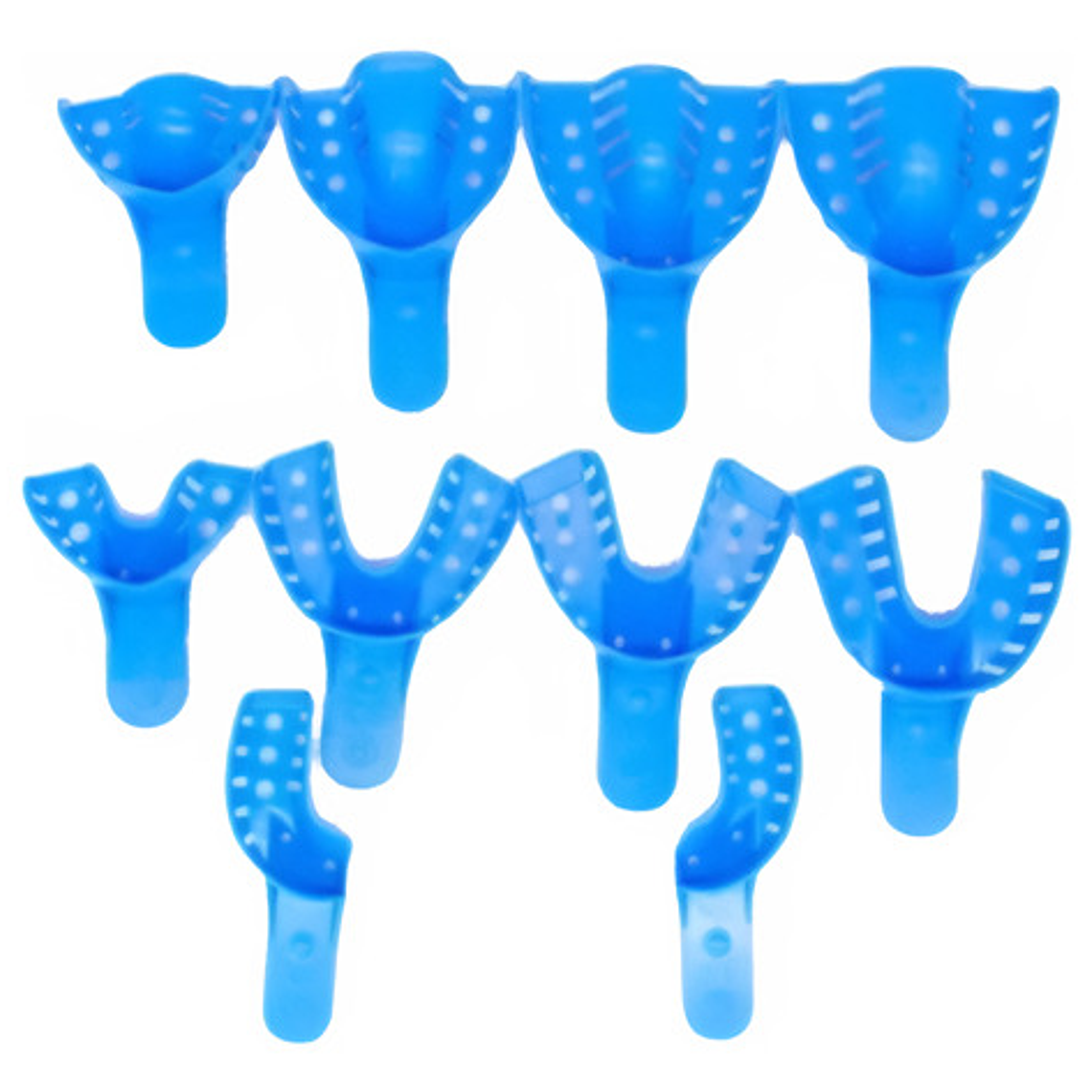 Cubetas Plásticas Dental - Set 10 Unidades S, M, L Y Lateral 1