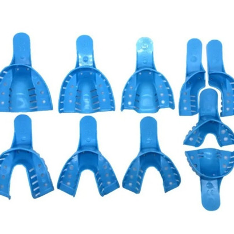 Cubetas Plásticas Dental - Set 10 Unidades S, M, L Y Lateral 3