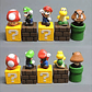 Mario Bros Set 5 Figuras 5 Cm En Cubos Calidad  - Miniatura 3