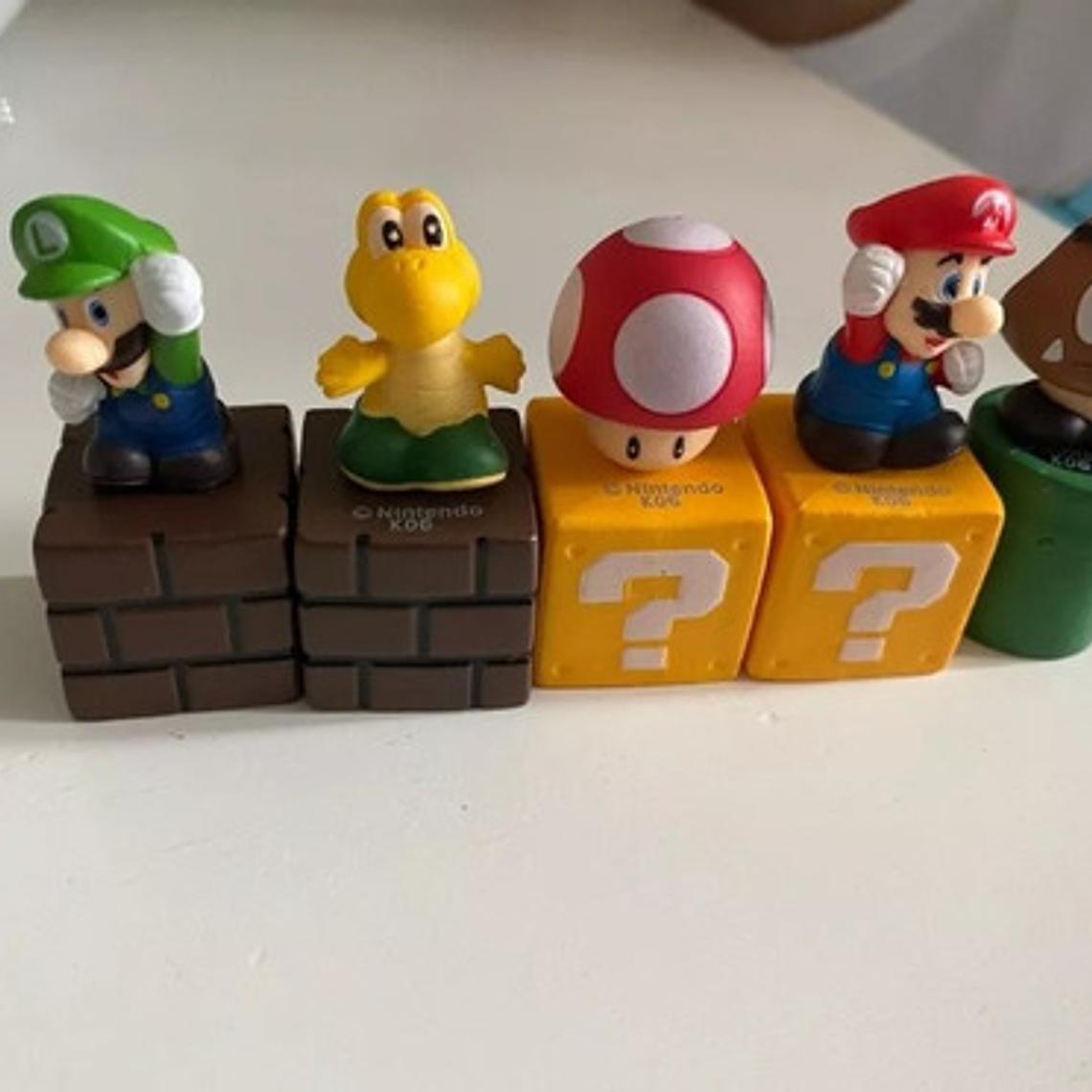 Mario Bros Set 5 Figuras 5 Cm En Cubos Calidad  4