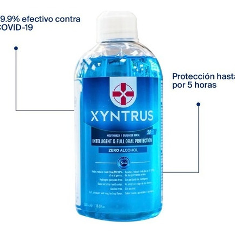   Bioenjuague Bucal Sin Alcohol Xyntrus Brix Covid Bacterias 9