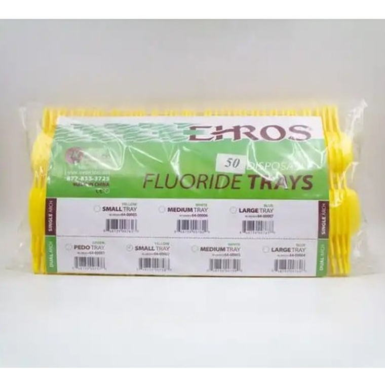 Cubetas Plásticas  Para Fluoración Dental 100 Unidades Stgo. 2