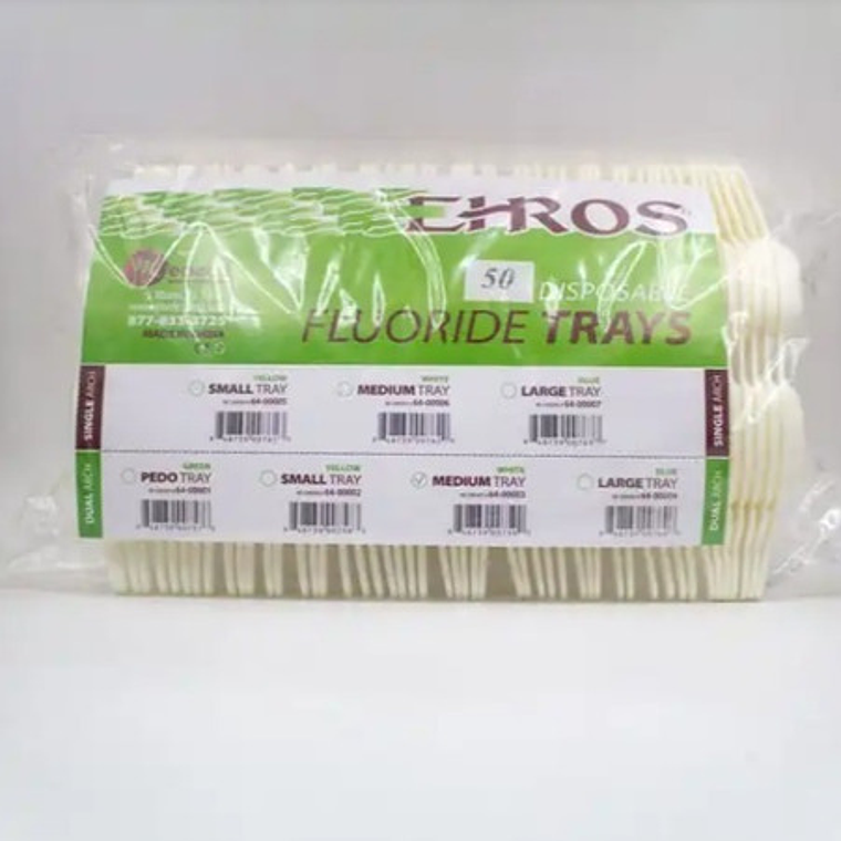 Cubetas Plásticas  Para Fluoración Dental 100 Unidades Stgo. 6