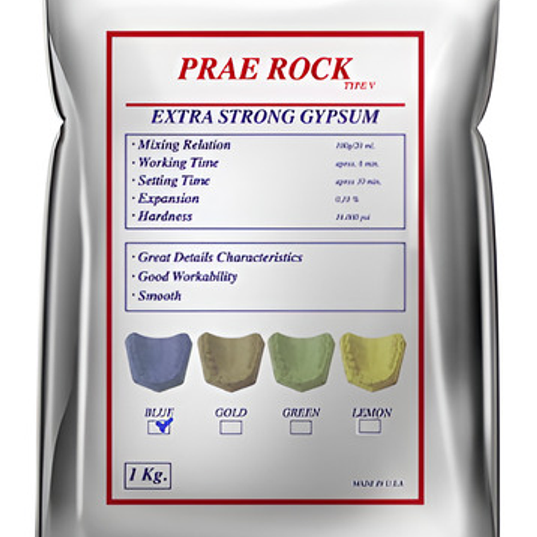 Yeso Extraduro Premium Tipo V Prae Rock Usa 1kg Lo Último  1