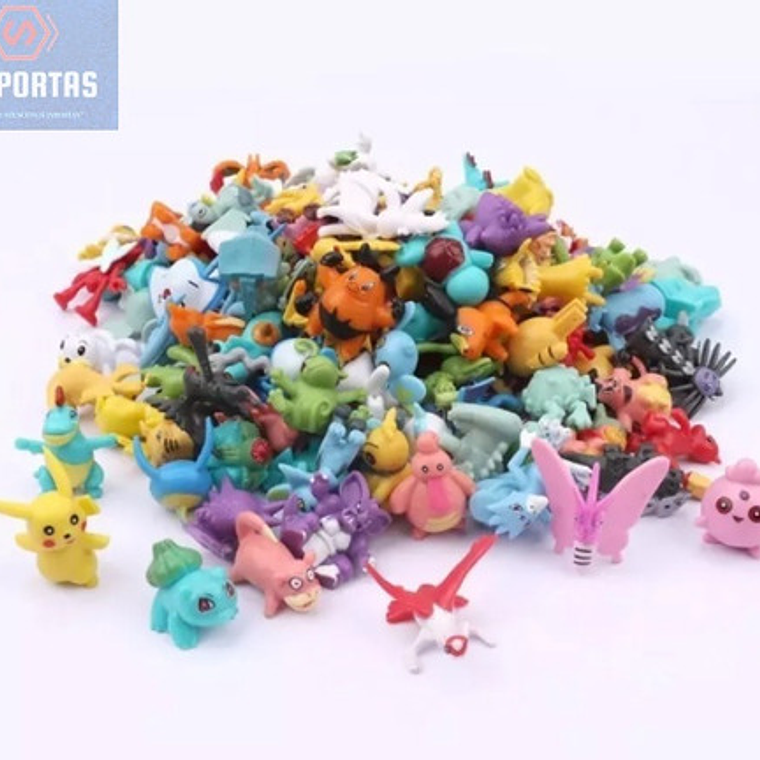 Set De 144 Mini Figuras Pokemon 2 A 3 Cm Set Completo Xl 2