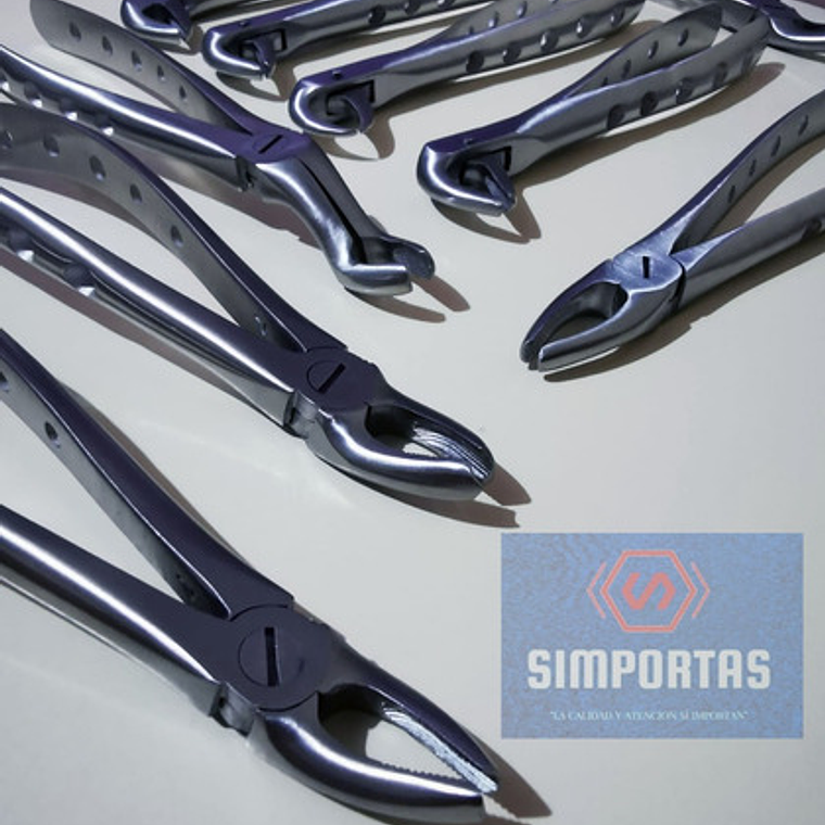 Fórceps Dentales Set De 10u Calidad Pacard Instruments Stgo. 10