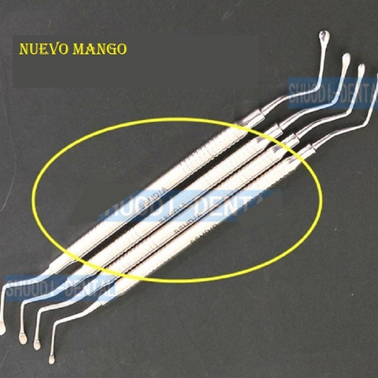 Cuchareta De Caries Doble Tipo Maillefer Medidas Santiago 14