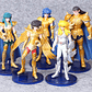Set De 5 Figuras Caballeros Del Zodiaco Articulados Calidad - Miniatura 5