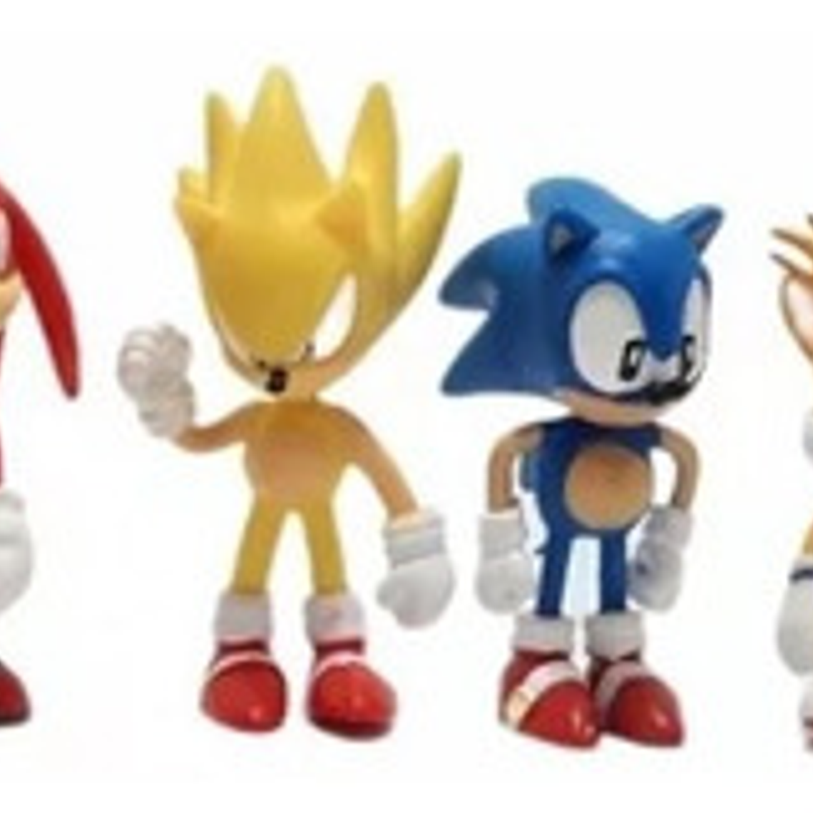 Figuras Sonic Set 6 Figuras De Acción Calidad 2