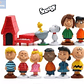 Figuras Snoopy Y Charlie Brown 12 Figuritas Calidad - Miniatura 4