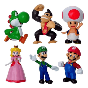Figura Nintendo Set Mario Bros (6 Unidades) Express