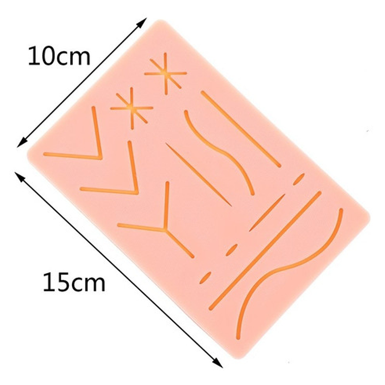 Set Xl Práctica De Sutura Piel Estuche Instrumentos Médicos 5