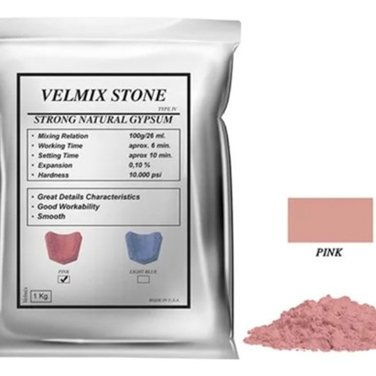 Yeso Extraduro Marca Velmix Tipo Iv Made Usa 1kg  2