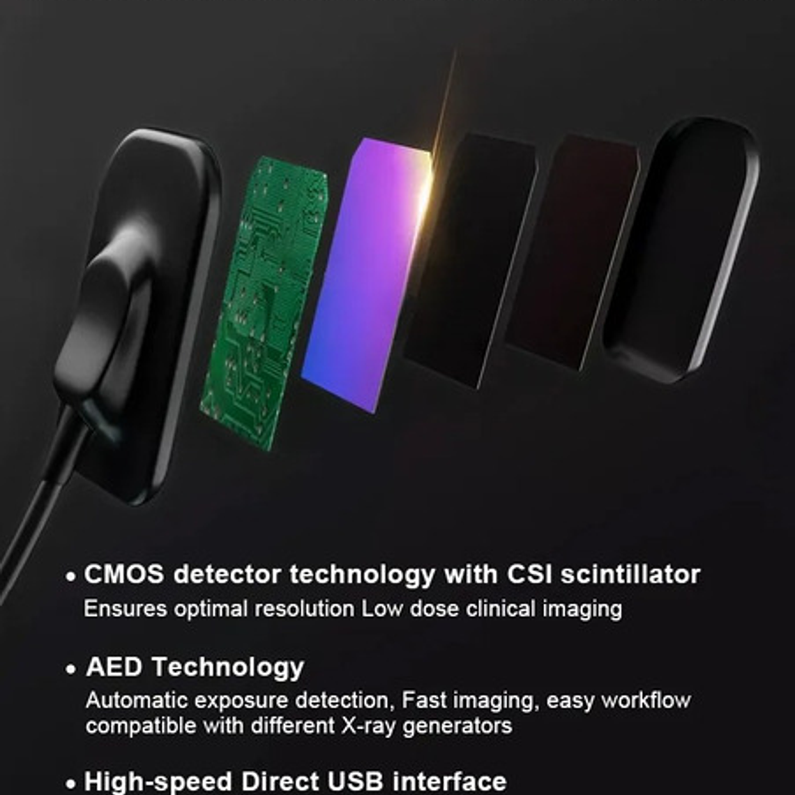Sensor De Rayos X Handy Hdr 500 Odontología Calidad Santiago 6
