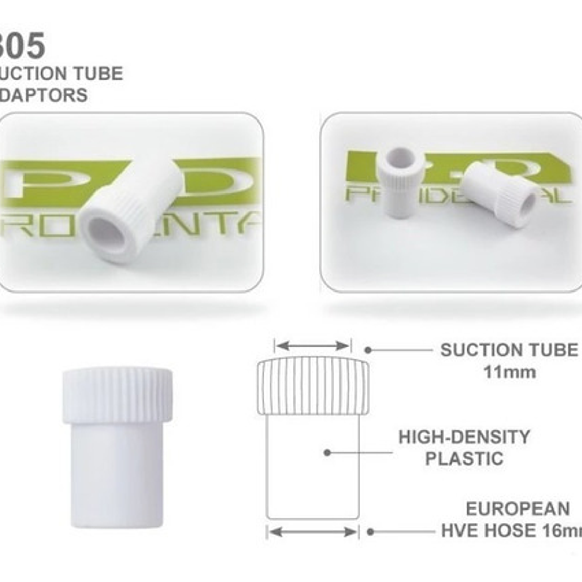 Adaptador Para Eyector De Saliva - Hemosuctor - Dental Stgo. 6