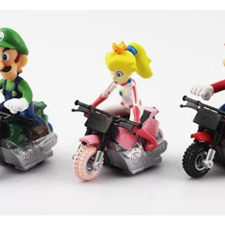  Figuras Super Mario Kart Set 10 Figuras A Fricción Calidad 3