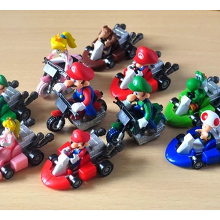  Figuras Super Mario Kart Set 10 Figuras A Fricción Calidad 6