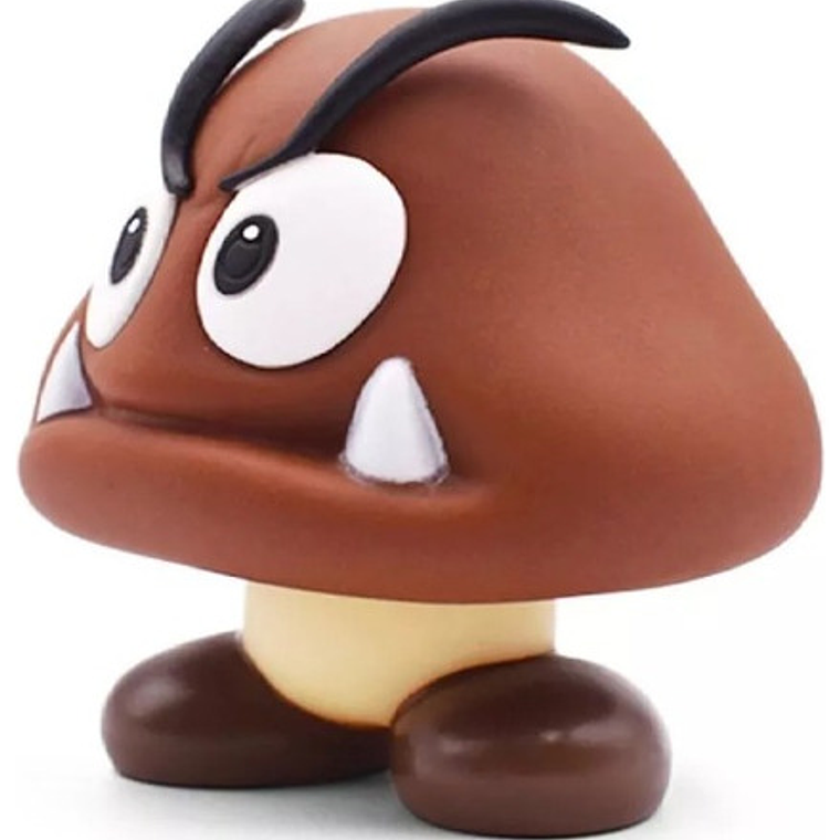 Figura Mario Bros Articulado Goomba 6,5 Cms Calidad 2